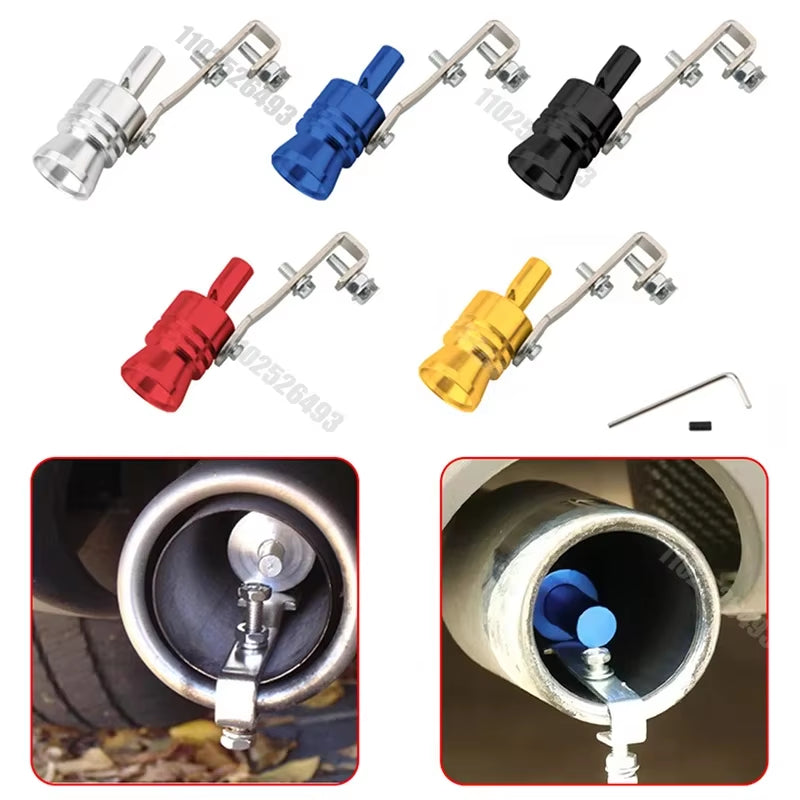 Universal Turbo Sound Simulator Whistle for Car Exhaust - Enhance Your Vehicle's Sound!